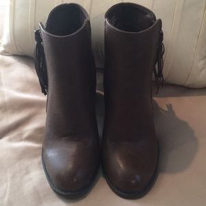 Nine West brown booties